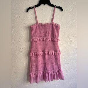 Nasty Gal Lilac Ruffled Dress